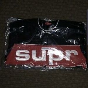 Supreme crew neck sweatshirt large logo